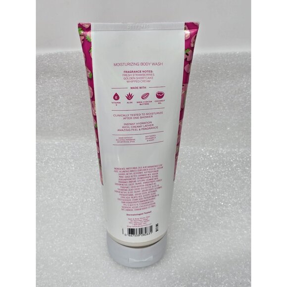 Bath & Body Works Strawberry Pound Cake Moisturizing Body Wash Shea Butter - Picture 2 of 2
